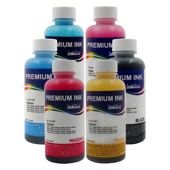 تصویر از جوهر InkTec اپسون L805 ست ۶ رنگ Dye-Based