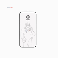 گلس محافظ صفحه نمایش گرین لاین مناسب استفاده برای IP12 PRO MAX