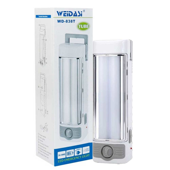 چراغ اضطراری شارژی ویداسی WD-838T