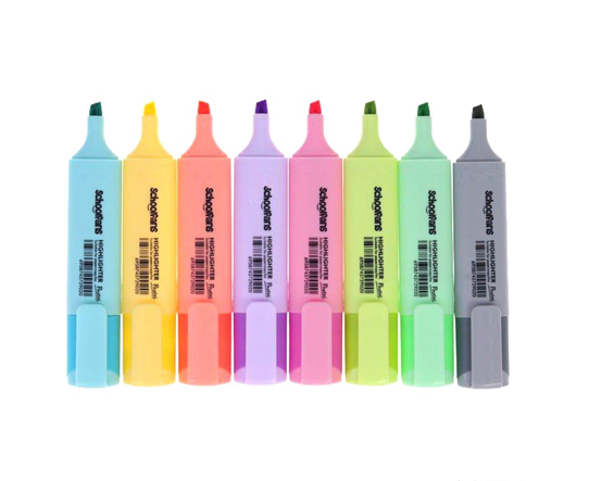 ماژیک هایلایت پاستلی اسکول فنس (۸ رنگ)