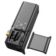 طراحی پمپ باد قابل حمل و پاوربانک هوکو مدل ZP7 ظرفیت ۵۰۰۰ میلی‌آمپرساعت