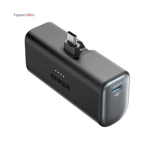 پاور بانک انکر نانو ۵۰۰۰ میلی‌آمپر ساعتی با کانکتور USB-C داخلی (۲۲.۵ وات) مدل A1653
