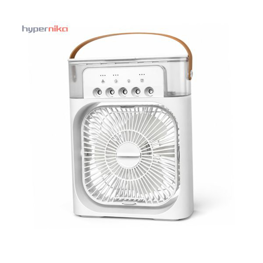 پنکه شارژی رومیزی مینی کولینگ فن با مه‌پاش Portable Mini Cooling Fan