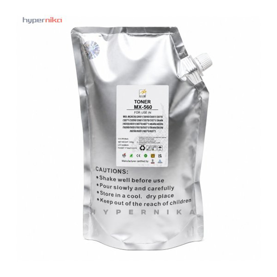 تونر شارژ شارپ MX-M565 / MX-M6071 یک کیلویی (مشکی، Grade A) HYB