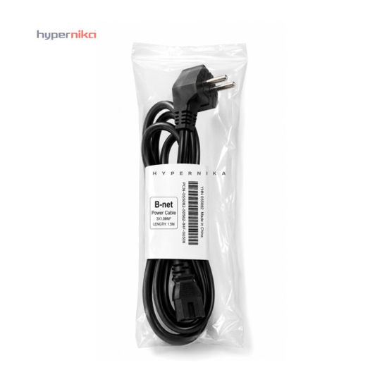 کابل برق کامپیوتر B-net سه پین طول 1.5 متر 16A